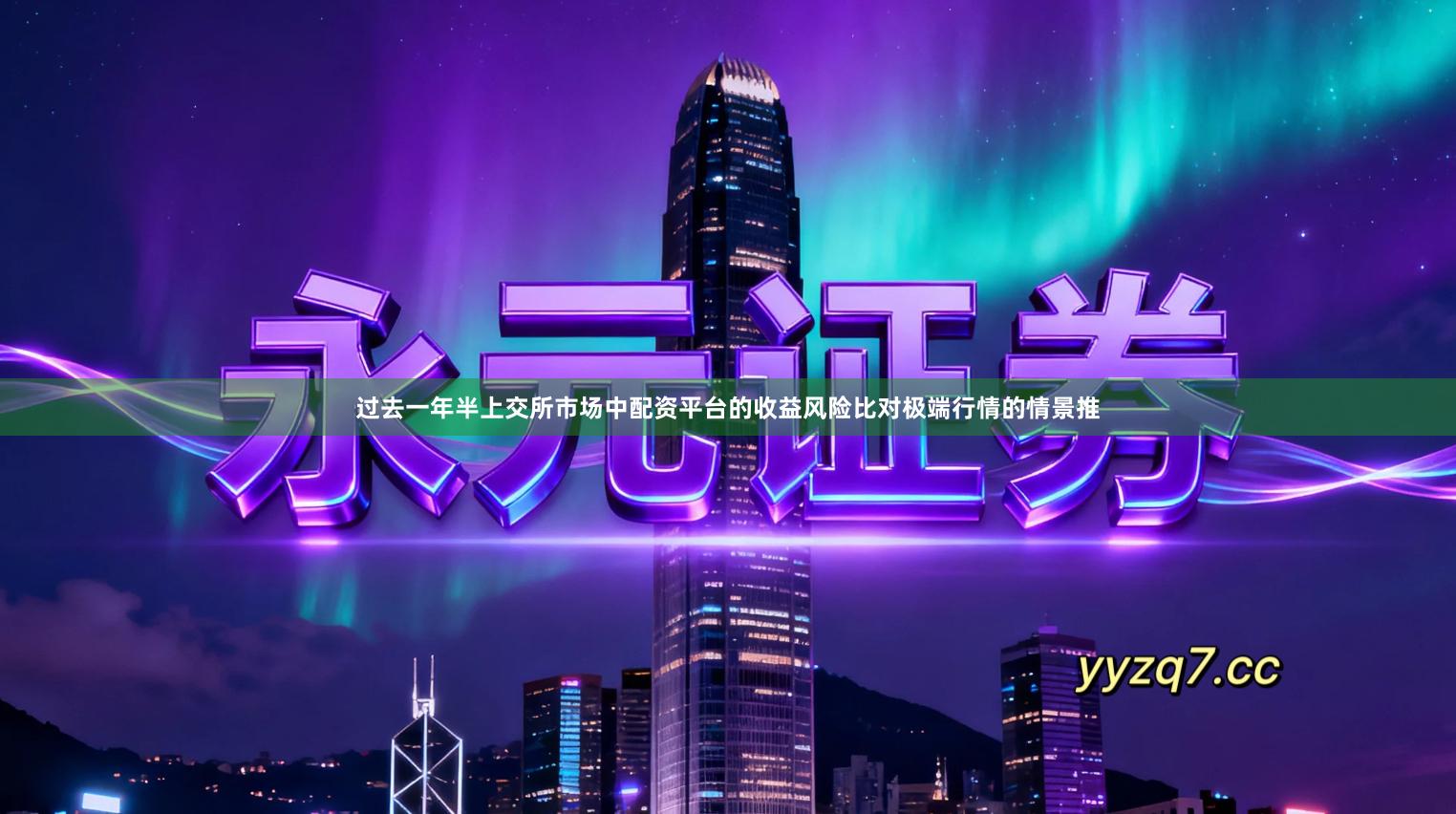 过去一年半上交所市场中配资平台的收益风险比对极端行情的情景推